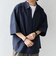 SHIPS any:〈洗濯機可能〉ボイル スキッパー ハーフスリーブ プルオーバー シャツ◇