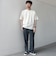 【WEB限定】SHIPS any:〈UVカット〉SORONA(R) ワッフル ラグラン リラックス Tシャツ◇