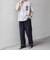【WEB限定】SHIPS any:〈吸水速乾/UVカット〉3点セットアップ Tシャツ+カーディガン+パンツ◇