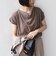 SHIPS Colors:〈接触冷感・手洗い可能〉クールタッチ ドレープ TEE◇
