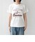 SHIPS Colors:〈洗濯機可能〉フロッキー コンビ プリント TEE◇