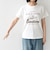 SHIPS Colors:〈洗濯機可能〉フロッキー コンビ プリント TEE◇