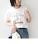 SHIPS Colors:〈洗濯機可能〉フロッキー コンビ プリント TEE◇