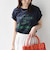 SHIPS Colors:〈洗濯機可能〉フロッキー コンビ プリント TEE◇