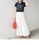 SHIPS Colors:〈洗濯機可能〉フロッキー コンビ プリント TEE◇