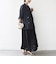 〈手洗い可能〉シアー ジャカード ノースリーブ ワンピース