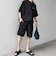 【WEB限定】SHIPS any:〈吸水速乾/UVカット〉ドライタッチ ヘンリーネック Tシャツ＋イージーショーツ＋パッカブルバッグ 3点セット◇