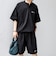 【WEB限定】SHIPS any:〈吸水速乾/UVカット〉ドライタッチ ヘンリーネック Tシャツ＋イージーショーツ＋パッカブルバッグ 3点セット◇
