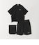 【WEB限定】SHIPS any:〈吸水速乾/UVカット〉ドライタッチ ヘンリーネック Tシャツ＋イージーショーツ＋パッカブルバッグ 3点セット◇
