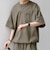【WEB限定】SHIPS any:〈吸水速乾/UVカット〉ドライタッチ ヘンリーネック Tシャツ＋イージーショーツ＋パッカブルバッグ 3点セット◇