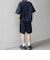 【WEB限定】SHIPS any:〈吸水速乾/UVカット〉ドライタッチ ヘンリーネック Tシャツ＋イージーショーツ＋パッカブルバッグ 3点セット◇
