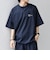 【WEB限定】SHIPS any:〈吸水速乾/UVカット〉ドライタッチ ヘンリーネック Tシャツ＋イージーショーツ＋パッカブルバッグ 3点セット◇