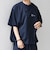 【WEB限定】SHIPS any:〈吸水速乾/UVカット〉ドライタッチ ヘンリーネック Tシャツ＋イージーショーツ＋パッカブルバッグ 3点セット◇