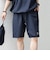 【WEB限定】SHIPS any:〈吸水速乾/UVカット〉ドライタッチ ヘンリーネック Tシャツ＋イージーショーツ＋パッカブルバッグ 3点セット◇