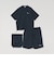 【WEB限定】SHIPS any:〈吸水速乾/UVカット〉ドライタッチ ヘンリーネック Tシャツ＋イージーショーツ＋パッカブルバッグ 3点セット◇