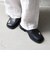 【SHIPS any別注】ALL BLACK:  バック ストラップ サンダル