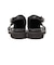 【SHIPS any別注】ALL BLACK:  バック ストラップ サンダル
