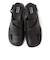 【SHIPS any別注】ALL BLACK:  バック ストラップ サンダル