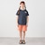 THE NORTH FACE: スクエア バンダナ  バックプリント ロゴ Tシャツ 26SS<KIDS>