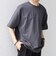 SHIPS any:〈接触冷感/吸水速乾/UVカット/遮熱〉Raylock フットボール Tシャツ◇
