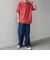 SHIPS any:〈接触冷感/吸水速乾/UVカット/遮熱〉Raylock フットボール Tシャツ◇