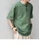 SHIPS any:〈接触冷感/吸水速乾/UVカット/遮熱〉Raylock フットボール Tシャツ◇