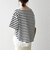 〈洗濯機可能〉レース ヘム アシンメトリー ショートスリーブ TEE