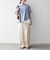 〈洗濯機可能〉レース ヘム アシンメトリー ショートスリーブ TEE