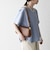 〈洗濯機可能〉レース ヘム アシンメトリー ショートスリーブ TEE