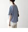 〈洗濯機可能〉レース ヘム アシンメトリー ショートスリーブ TEE
