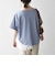 〈洗濯機可能〉レース ヘム アシンメトリー ショートスリーブ TEE