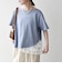 〈洗濯機可能〉レース ヘム アシンメトリー ショートスリーブ TEE