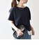〈洗濯機可能〉レース ヘム アシンメトリー ショートスリーブ TEE