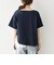 〈洗濯機可能〉レース ヘム アシンメトリー ショートスリーブ TEE