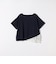 〈洗濯機可能〉レース ヘム アシンメトリー ショートスリーブ TEE