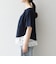 〈洗濯機可能〉レース ヘム アシンメトリー ショートスリーブ TEE