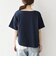 〈洗濯機可能〉レース ヘム アシンメトリー ショートスリーブ TEE