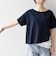 〈洗濯機可能〉レース ヘム アシンメトリー ショートスリーブ TEE