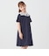 SHIPS any: レース カラー リボン 半袖 Tシャツ ワンピース <KIDS>