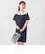 SHIPS any: レース カラー リボン 半袖 Tシャツ ワンピース <KIDS>