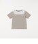 SHIPS any: レース カラー リボン 半袖 Tシャツ<KIDS>