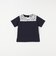 SHIPS any: レース カラー リボン 半袖 Tシャツ<KIDS>
