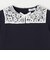 SHIPS any: レース カラー リボン 半袖 Tシャツ<KIDS>