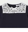 SHIPS any: レース カラー リボン 半袖 Tシャツ<KIDS>