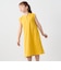 SHIPS any: ヘンリーネック ノースリーブ Tシャツ ワンピース<KIDS>