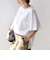 〈接触冷感/UVカット〉ガゼット デザイン ワイド スリーブ TEE