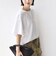 〈接触冷感/UVカット〉ガゼット デザイン ワイド スリーブ TEE