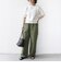 【WEB限定】〈手洗い可能〉ペーパー ヘンリーネック アイレット ニット