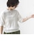 【WEB限定】〈手洗い可能〉ペーパー ヘンリーネック アイレット ニット