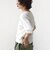 【WEB限定】〈手洗い可能〉ペーパー ヘンリーネック アイレット ニット